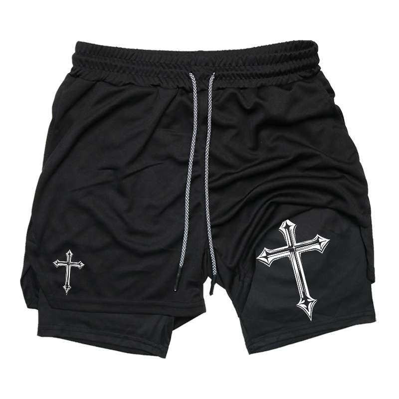 Crossfit Gear Men - Erkekler için Çapraz Baskılı 2'si 1
