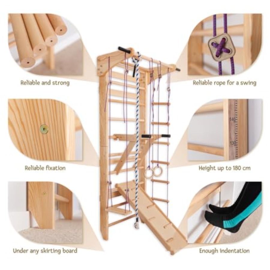 Evde spor salonu kullanımı içi - Gymnastic Ring Wood incelemesi ve fiyatı