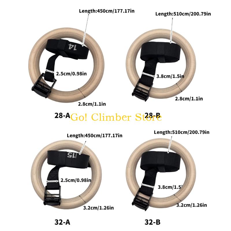 Q84C Ayarlanabilir Askı ile Ay - Gymnastic Ring Wood incelemesi ve fiyatı