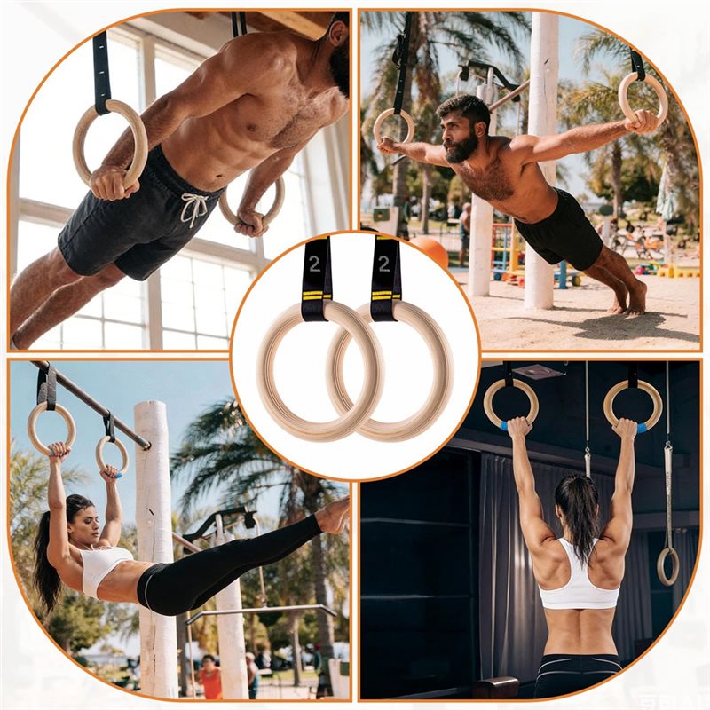 1.25 İnç Numaralı Askılı Ahşap - Gymnastic Ring Wood incelemesi ve fiyatı