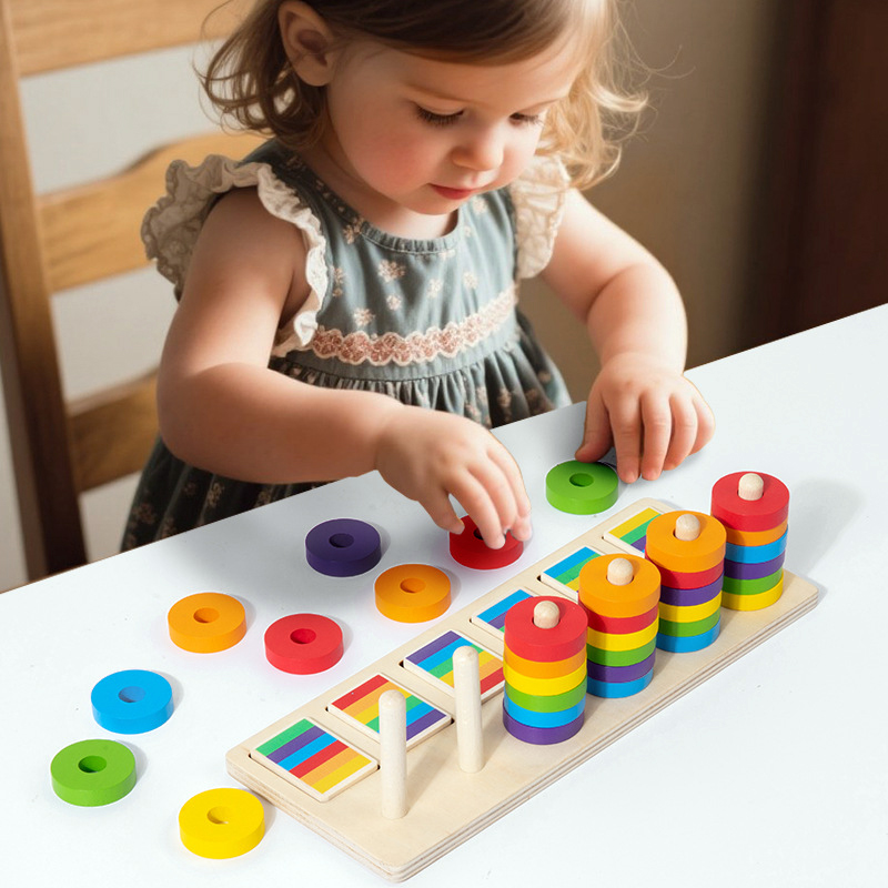 Montessori Hafıza Eğitimi Renk - Gymnastic Ring Wood incelemesi ve fiyatı
